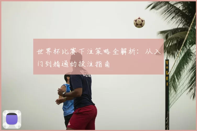 世界杯比赛下注策略全解析：从入门到精通的投注指南